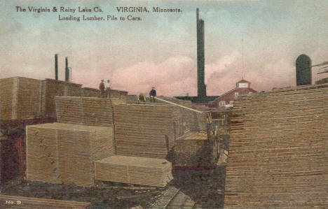 The Virginia & Rainy Lake Company, Virginia Minnesota, 1910's