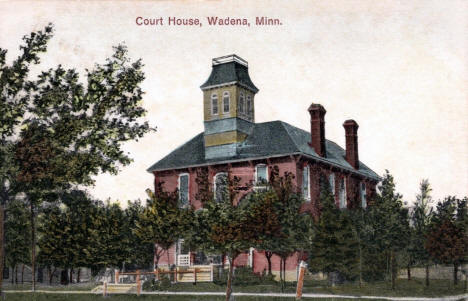 Wadena County Courthouse, Wadena Minnesota, 1909