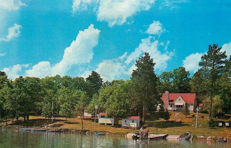 Moon Lite Bay Lodge, Walker Minnesota, 1950's