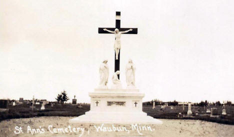St. Ann's Cemetery, Waubun Minnesota, 1931