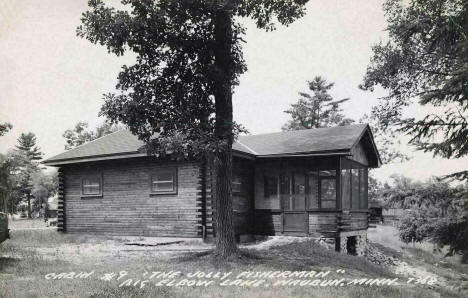 Cabin #9, The Jolly Fisherman on Big Elbow Lake, Waubun Minnesota, 1940's