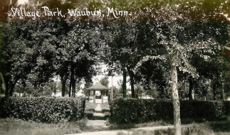 Village Park, Waubun Minnesota, 1930's