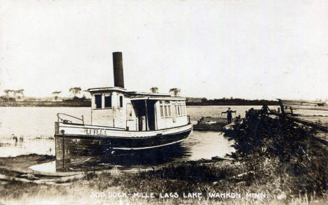 Soo Dock, Mille Lacs Lake, Waukon Minnesota, 1919