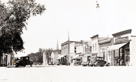 Street scene, Waverly Minnesota, 1940