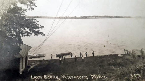 Lake scene, Waverly Minnesota, 1930's