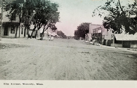 Elm Avenue, Waverly Minnesota, 1914