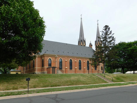 Side view, St. Mary's Catholic Church, Waverly Minnesota