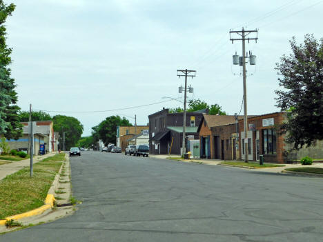 Street scene, Waverly Minnesota, 2020