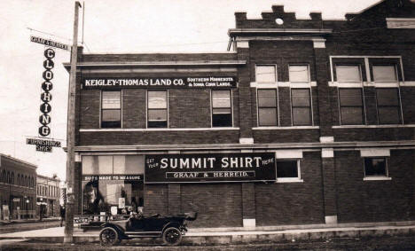 Graaf and Herreid Clothing, Wells Minnesota, 1910's