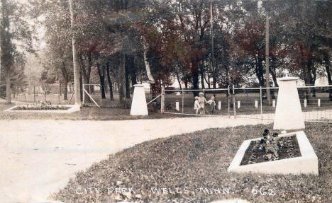 City Park, Wells Minnesota, 1950's