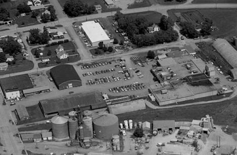 Aerial view, Plant, Wells Minnesota, 1974