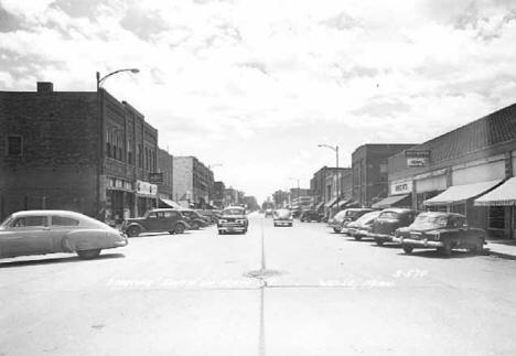 Main Street, Wells Minnesota, 1952