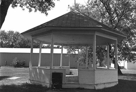 Park gazebo, Wendell Minnesota, 1982