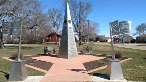 Wendell Veterans Memorial, Wendell Minnesota, 2019