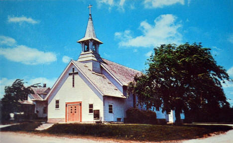 Zwingl Evangelical and Reformed Church, West Concord Minnesota, 1960's