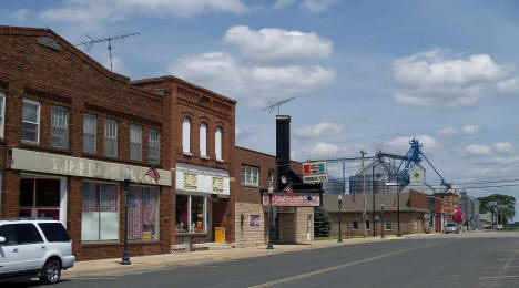 Street scene, West Concord Minnesota, 2010