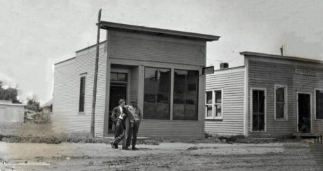 Westport Bank and Post Office, Westport Minnesota, 1910