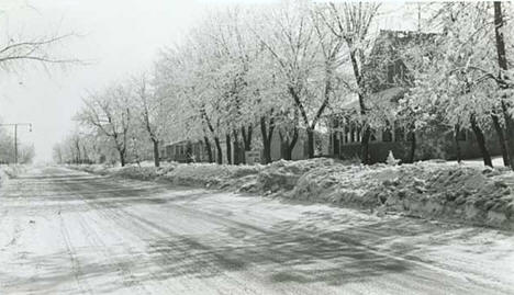 Winter scene, Wheaton Minnesota, 1936
