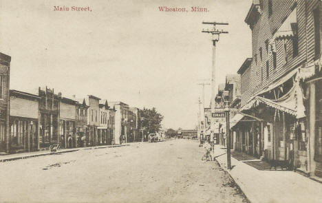 Main Street, Wheaton Minnesota, 1913