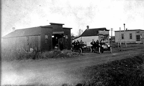 Main business street, Wilder Minnesota, 1914