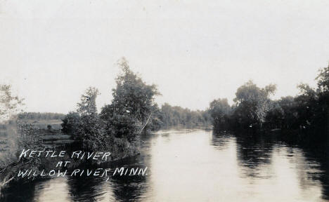 Kettle River at Willow River Minnesota, 1920's