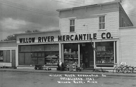 Willow River Merchantile Company, Willow River Minnesota, 1960's