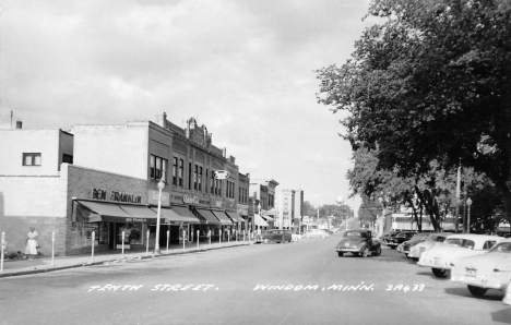 10th Street, Windom Minnesota, 1950's