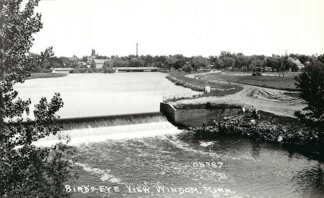 Birds eye view, Windom Minnesota, 1930's