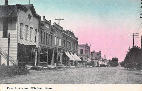 Fourth Avenue, Windom Minnesota, 1908
