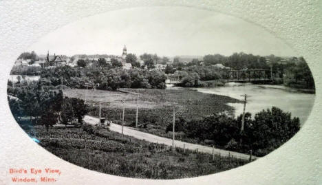 Birds eye view, Windom Minnesota, 1910