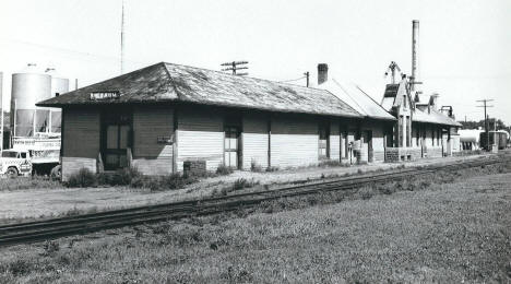 Chicago and Northwestern Depot, Windom Minesota, 1960's