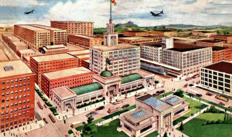 Watkins Headquarters and Factory, Winona Minnesota, 1940's