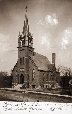 Swedish Lutheran Church, Winthrop Minnesota, 1906