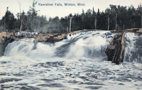 Kawishiwi Falls, Winton Minnesota, 1913