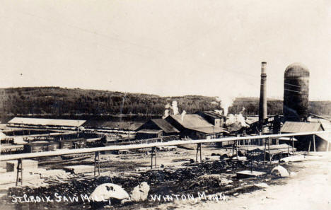 St. Croix Saw Mill, Winton Minnesota, 1908