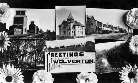 Multiple scenes, Wolverton Minnesota, 1908