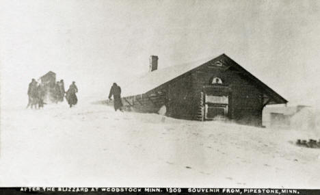 After the Blizzard, Woodstock Minnesota, 1909