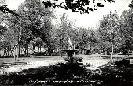 City Park, Worthington Minnesota, 1940's