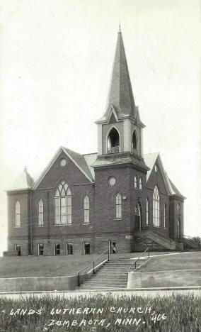 Lands Lutheran Church, Zumbrota Minnesota, 1940's