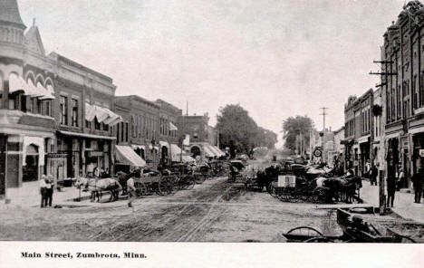 Main Street, Zumbrota Minnesota, 1912