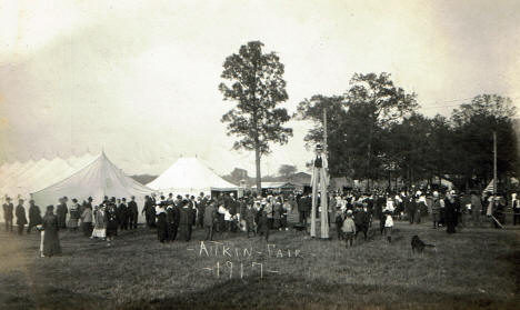 Aitkin County Fair, Aitkin Minnesota, 1917