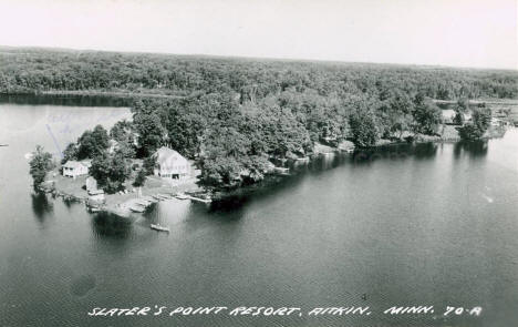 Slater's Point Resort, Aitkin Minnesota, 1950