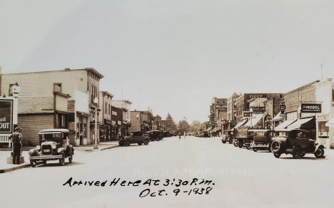 Main Street, Aitkin Minnesota, 1938