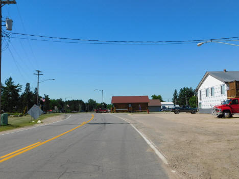 Street scene, Backus Minnesota, 2020