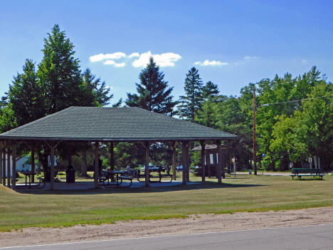 City park, Backus Minnesota, 2020