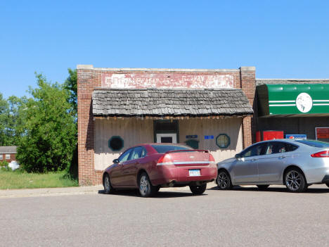 Former store converted to residence, Backus Minnesota, 2020