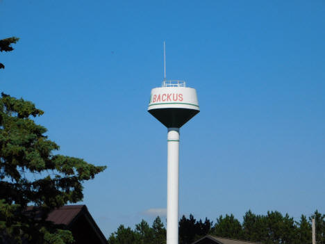 Water tower, Backus Minnesota, 2020