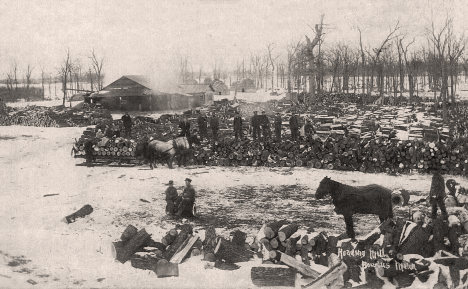 Heading Mill, Bowlus Minnesota, 1908