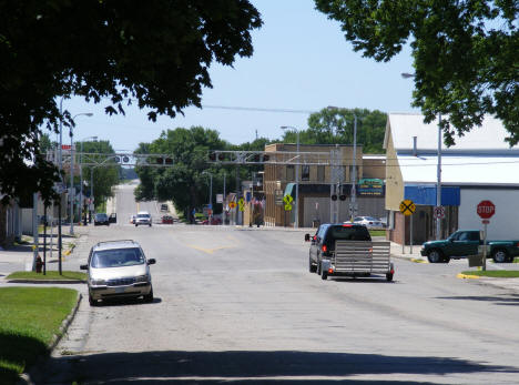 Street scene, Glencoe Minnesota, 2011