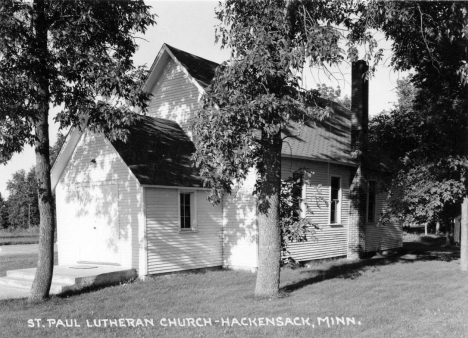 St. Paul Lutheran Church, Hackensack Minnesota, 1950's